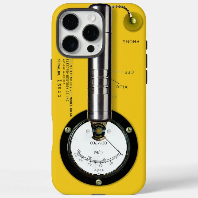 Geiger Counter CD V-700 Case-Mate iPhone Case (Back)