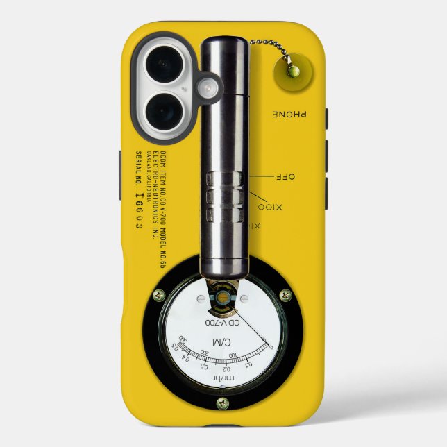 Geiger Counter CD V-700 Case-Mate iPhone Case (Back)