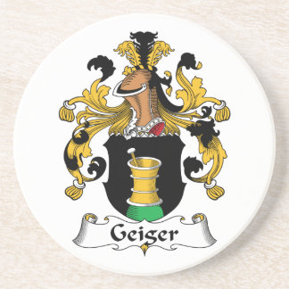 Geiger Family Crest Coaster