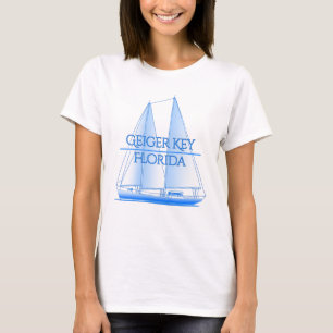 Geiger Key Coastal Nautical Sailing Sailor T-Shirt