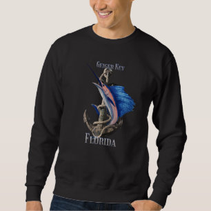 Geiger Key Florida Swordfish Marlin Ocean Fishing Sweatshirt