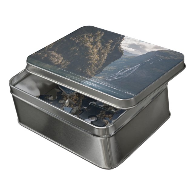 Geiranger Fjord Norway Jigsaw Puzzle (Lid Open)