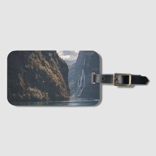 Geiranger Fjord Norway Luggage Tag