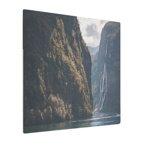 Geiranger Fjord Norway Metal Print