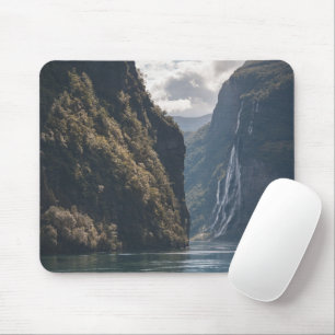 Geiranger Fjord Norway Mouse Pad