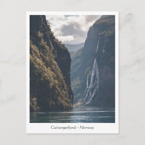 Geirangerfjord Norway Postcard