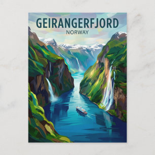 Geirangerfjord Norway Postcard