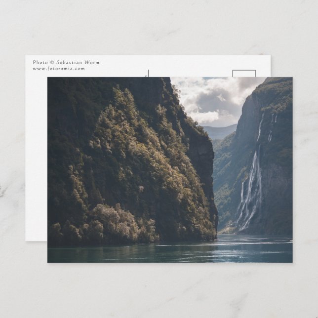 Geirangerfjord Norway Postcard (Front/Back)