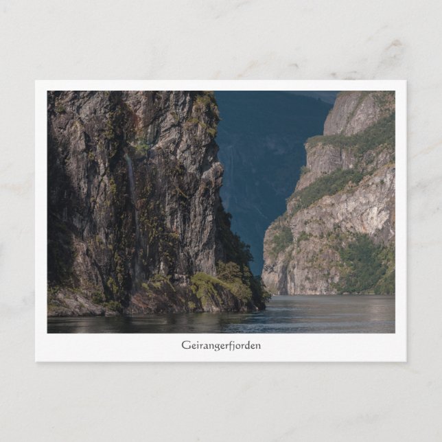 Geirangerfjord Postcard (Front)
