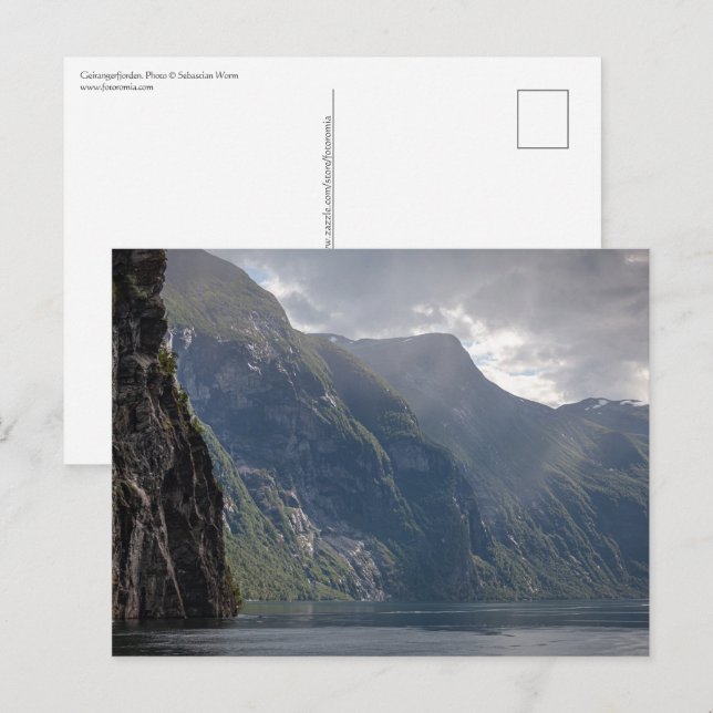 Geirangerfjorden Norway Postcard (Front/Back)