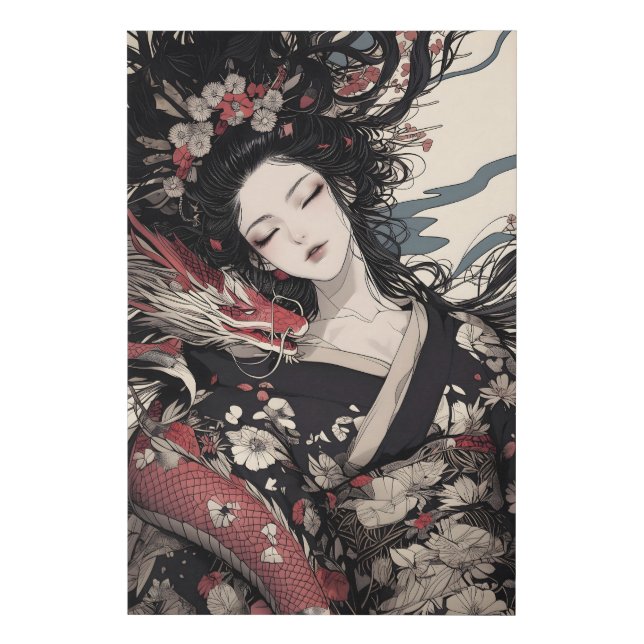 Geisha 071430 faux canvas print (Front)