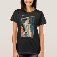 Geisha And Cat 1 Ukiyo E Japanese Warrior Samurai