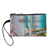 Geisha and Cherry Tree, Ueno Park japanese scenery Coin Purse (Back)