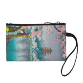 Geisha and Cherry Tree, Ueno Park japanese scenery Coin Purse (Front)