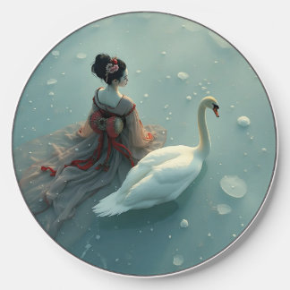Geisha and the white swan wireless charger