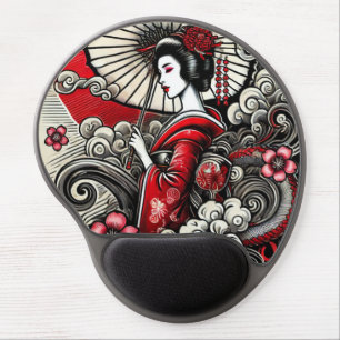 Geisha Art Ergonomic Mouse Pad