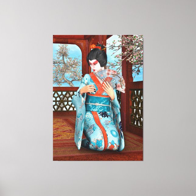 Geisha Canvas Print (Front)
