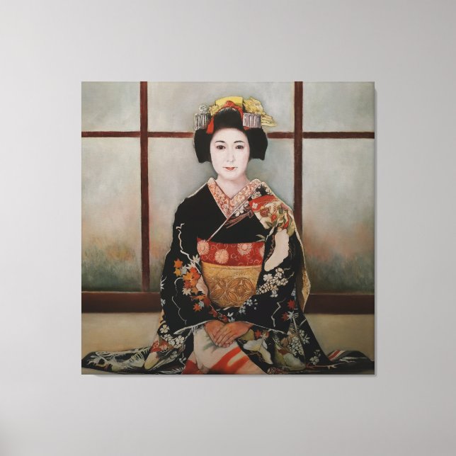 Geisha Canvas Print (Front)
