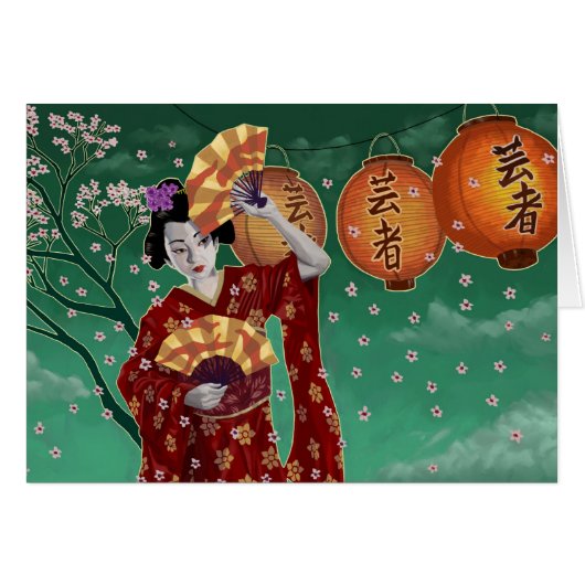 Geisha Cards (Front Horizontal)