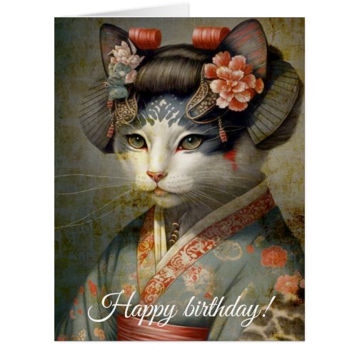 Geisha cat Personalize 