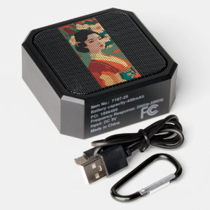 Geisha Colorful Art Bluetooth Speaker