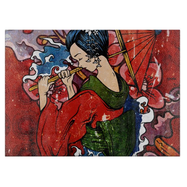 Geisha Cutting Board (Front)