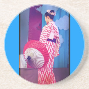 Geisha Dance Drink Coaster