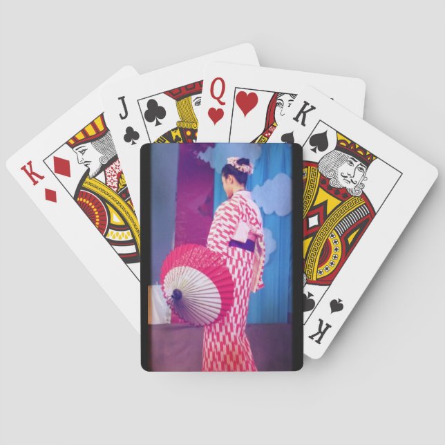 Geisha Dance Poker Cards (Back)