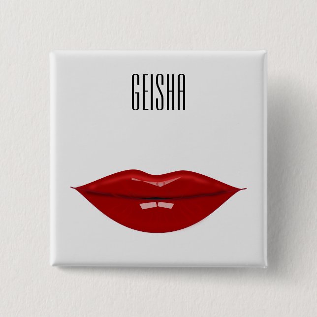 geisha fashion accessories button (Front)