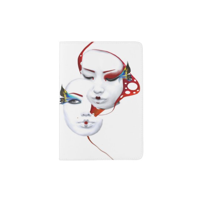 Geisha fashion passport holder (Front)