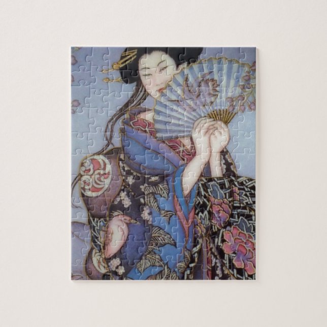 Geisha Girl Puzzle (Vertical)
