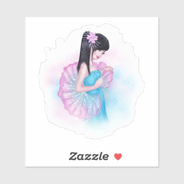 Geisha Girl Sticker (Sheet)
