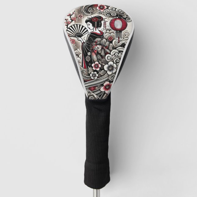 Geisha Golf Club Headcover (Front)