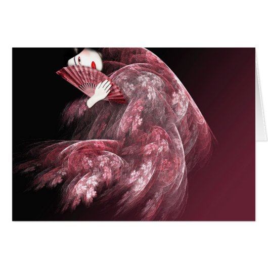 Geisha in Red Cards (Front Horizontal)