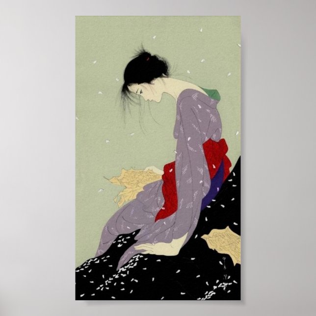 Geisha in Winter Poster (Front)