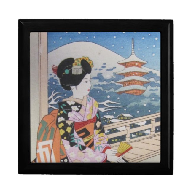 Geisha Keepsake Box (Front)
