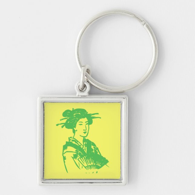 Geisha Keychain (Front)