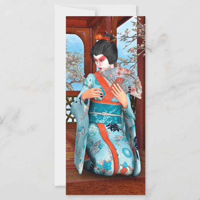 Geisha Magnetic Invitation (Front)