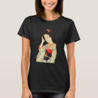 Geisha Maiko Kimono Japanese Japan painting Kawase
