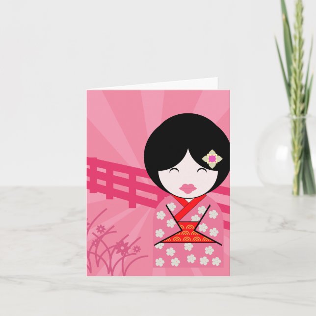 Geisha Notecard - Blank (Front)