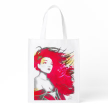 Geisha Pink reusable bag