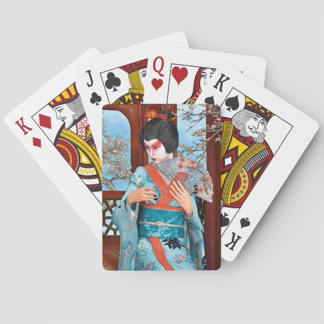 Geisha Poker Cards (Back)