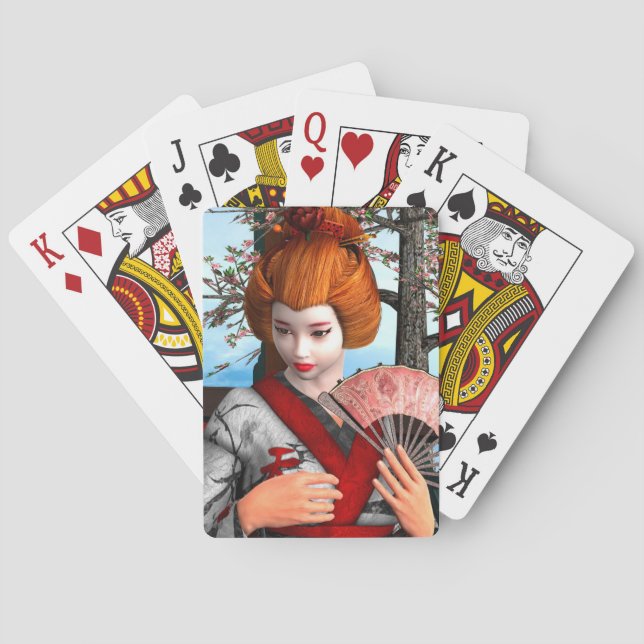 Geisha Poker Cards (Back)