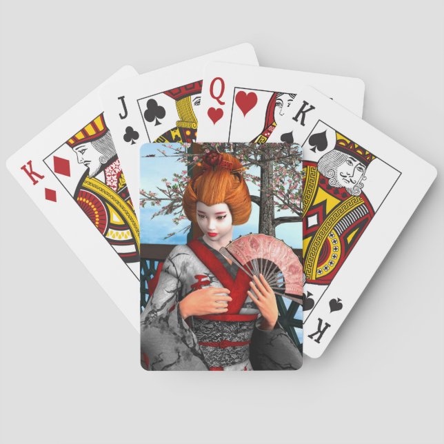 Geisha Poker Cards (Back)