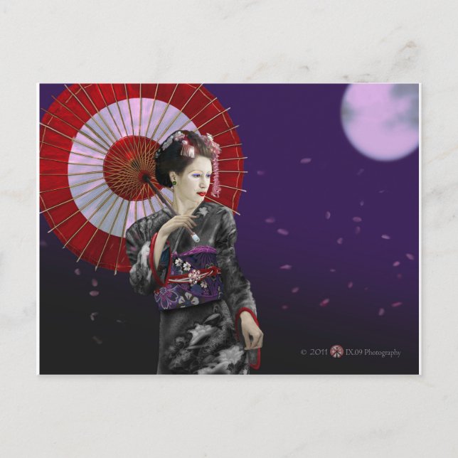 Geisha Postcard (Front)