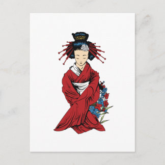 Geisha Postcard