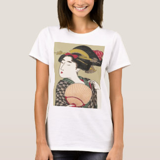 geisha postcard print T-Shirt