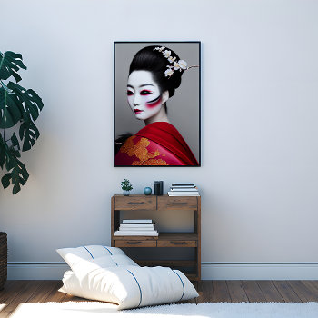 Geisha Poster by norman888 at Zazzle