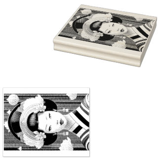 Geisha Rubber Stamp