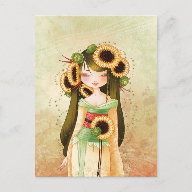 Geisha Trounesol Postcard (Front)